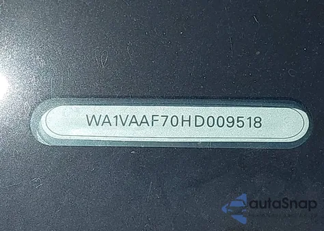 2017 Audi Q7 3.0T Premium z USA, uszkodzony, nr VIN WA1VAAF70HD009518